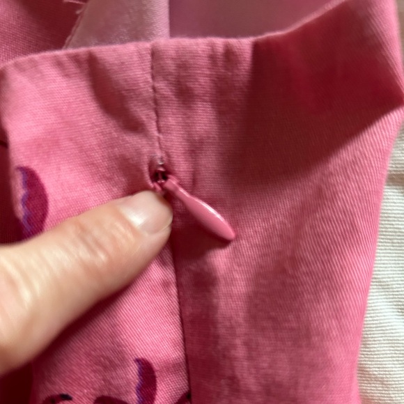 Lindy Bop Size 22 Pink Safari Pin Up Dress Giraffe Bird Tree Scene - Picture 9 of 9